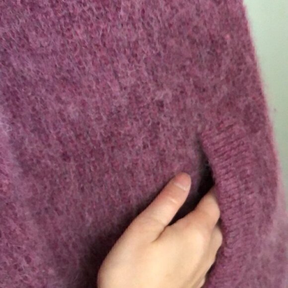 Free People Oversized Cloudy Day Fuzzy Long Cardigan size M - Picture 6 of 9